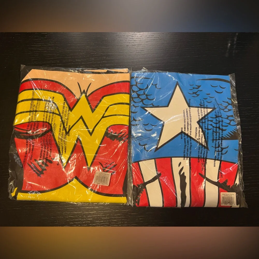 NWT Wonder woman and captain America aprons